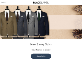 'blacklapel.com' screenshot