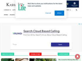 'kashmirlife.net' screenshot
