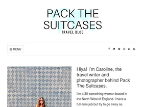 'packthesuitcases.com' screenshot