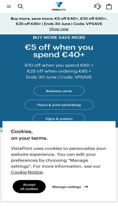 vistaprint.ie