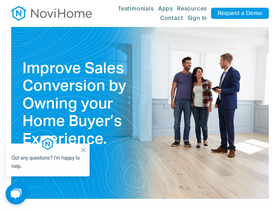 'novihome.com' screenshot