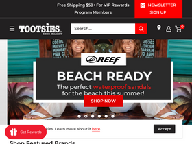 'tootsies.ca' screenshot