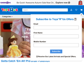 'toysrus.com.au' screenshot