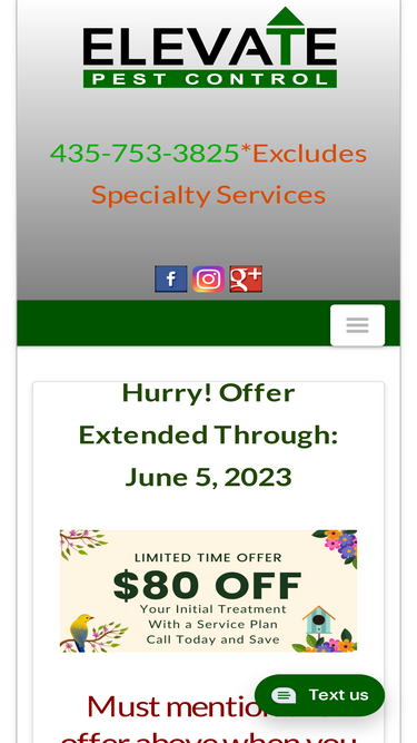 elevatepestcontrol.com