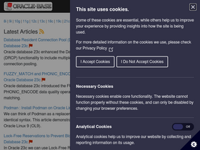 'oracle-base.com' screenshot