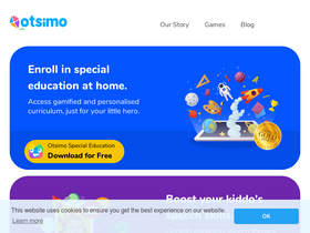 'otsimo.com' screenshot