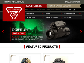 'modarmory.com' screenshot