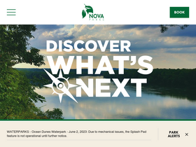'novaparks.com' screenshot