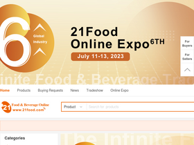 '21food.com' screenshot