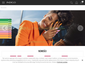 'indigo-nails.com' screenshot