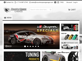 'counterspacegarage.com' screenshot