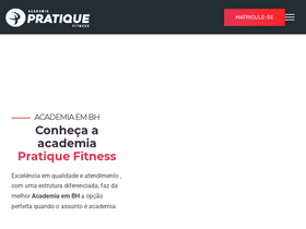'pratiquefitness.com.br' screenshot