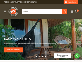 hamacas.mx homepage screenshot