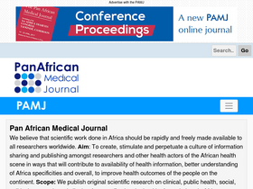 'panafrican-med-journal.com' screenshot