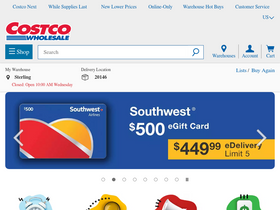 'costco.com' screenshot