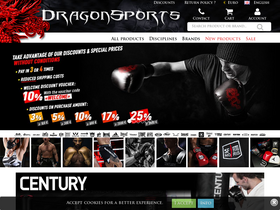 'dragonsports.eu' screenshot