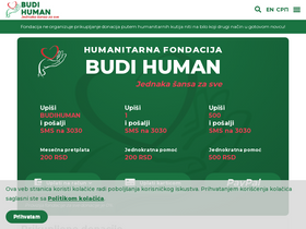 'budihuman.rs' screenshot