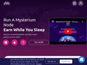 'mystnodes.com' screenshot