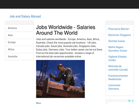 'jobandsalaryabroad.com' screenshot