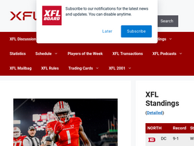 'xflboard.com' screenshot