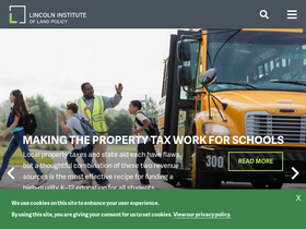 'lincolninst.edu' screenshot