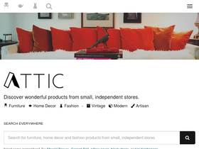 'attic.city' screenshot