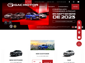 'gacmotor.cl' screenshot