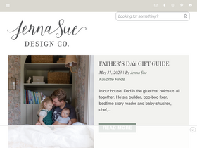 'jennasuedesign.com' screenshot