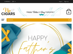 'vipcigars.com' screenshot