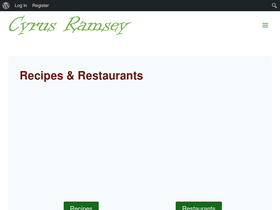 'cyrusramsey.com' screenshot
