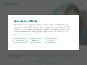 'elekta.com' screenshot