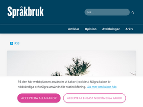 'sprakbruk.fi' screenshot