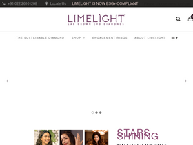 'limelightdiamonds.com' screenshot