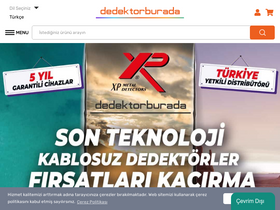 'dedektorburada.com' screenshot