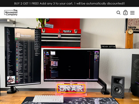 'themousepadcompany.com' screenshot