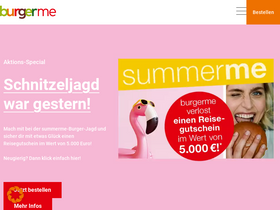 'burgerme.de' screenshot