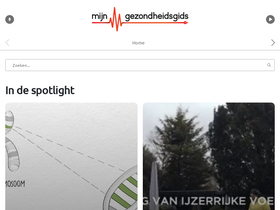 'mijngezondheidsgids.nl' screenshot