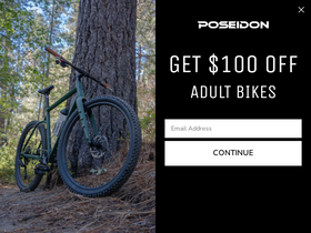 'poseidonbike.com' screenshot