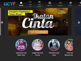 'rctiplus.com' screenshot