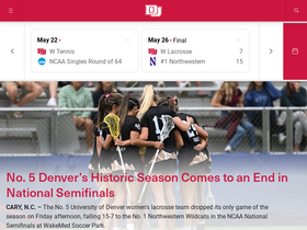 'denverpioneers.com' screenshot