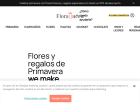 'floraqueen.es' screenshot