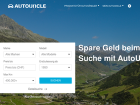 'autouncle.ch' screenshot