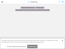 'giftpad.jp' screenshot