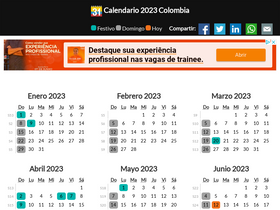 'calendario-colombia.com' screenshot