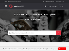 'gastroparts.com' screenshot