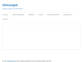 'klimaatgek.nl' screenshot