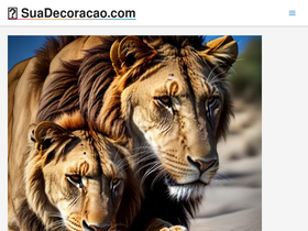 'suadecoracao.com' screenshot