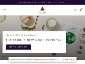 'spiritdaughter.com' screenshot