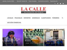 'lacalle.com.ar' screenshot