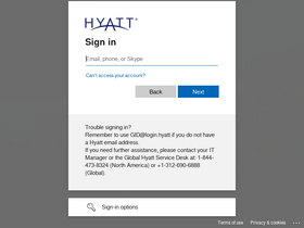 'hyattconnect.com' screenshot